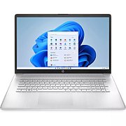 Laptop HP 17-cp2007ny 97X20EA, 17.3 inch 1920 x 1080, AMD Ryzen 5 7520U (4 C / 8 T, 2.8 GHz - 4.3 GHz, 2 MB Cache L24 MB Cache L3 cache, 15 W), 8 GB DDR4, 512 GB SSD, AMD Radeon Graphics, Windows 11, Tastatura English, Argintiu