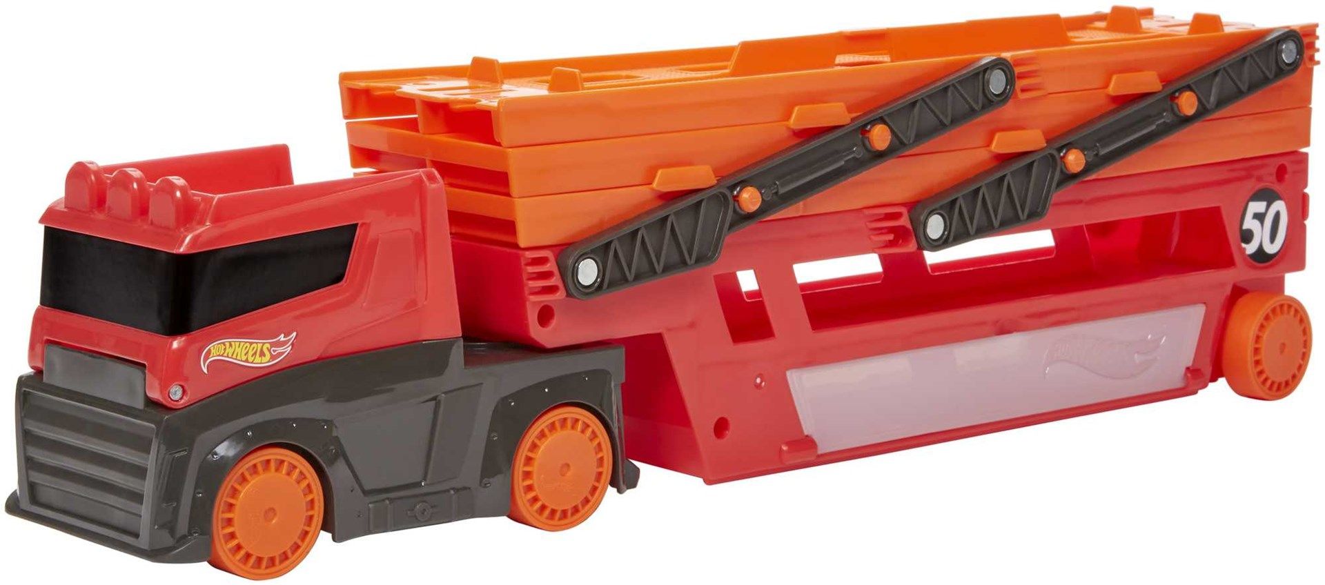 HW MEGA TRANSPORTER 50TH ANNIVERSARY GHR48 WB2