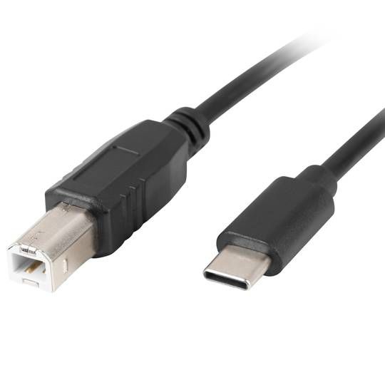LANBERG Cable USB-C M ->USB-B M 2.0 3m ferrite