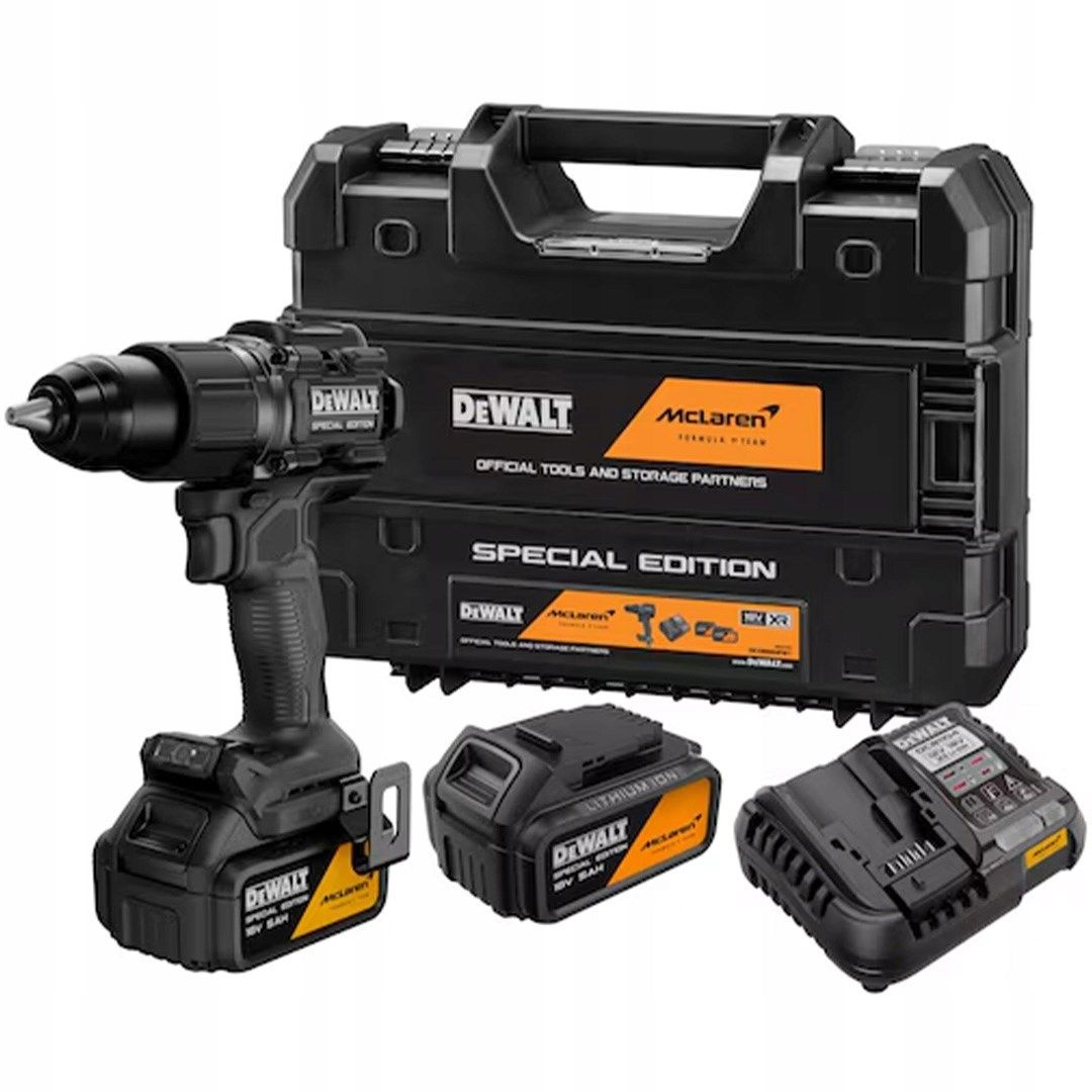 DEWALT WKRĘTARKA UDAROWA 18V DCD86MP2T 90Nm 2x5 0Ah MCLAREN