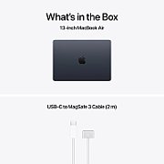 Laptop Apple MacBook Air 13 Z1L60016D, 13.6 inch 2560 x 1664, Apple M5 10-core (10 C, N/A - N/A, N/A cache, N/A), 24 GB LPDDR5, 512 GB SSD, Apple M5 10-core integrat, Mac OS, Tastatura US English, Midnight