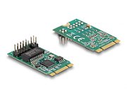 DELOCK Konverter M.2 Key B+M 1 x RJ45 2 5 Gigabit LAN