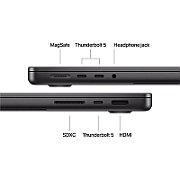 Laptop Apple MacBook Pro 14 Z1ML0015Y, 14.2 inch 3024 x 1964, Apple M5 Pro 18-core (18 C / N/A T, N/A - N/A, N/A cache, N/A), 64 GB LPDDR5X, 1 TB SSD, Apple M5 Pro 20-Core GPU, Mac OS, Tastatura English, Space Black