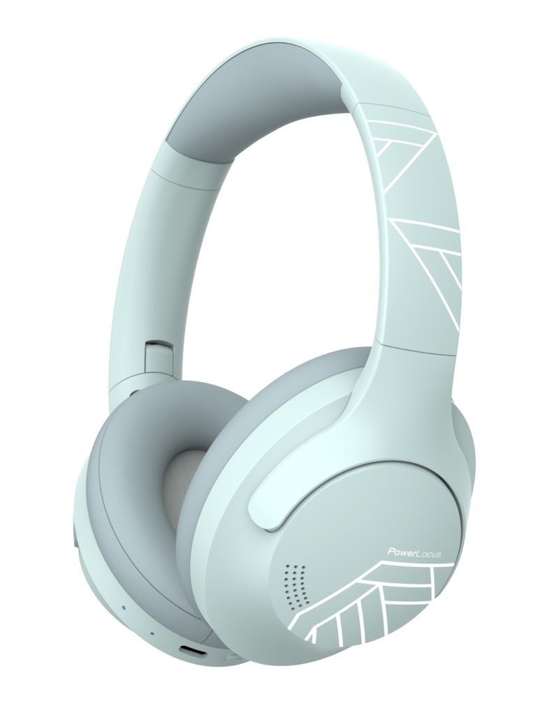 Casti Bluetooth Wireless Over-Ear PowerLocus P7, Mint