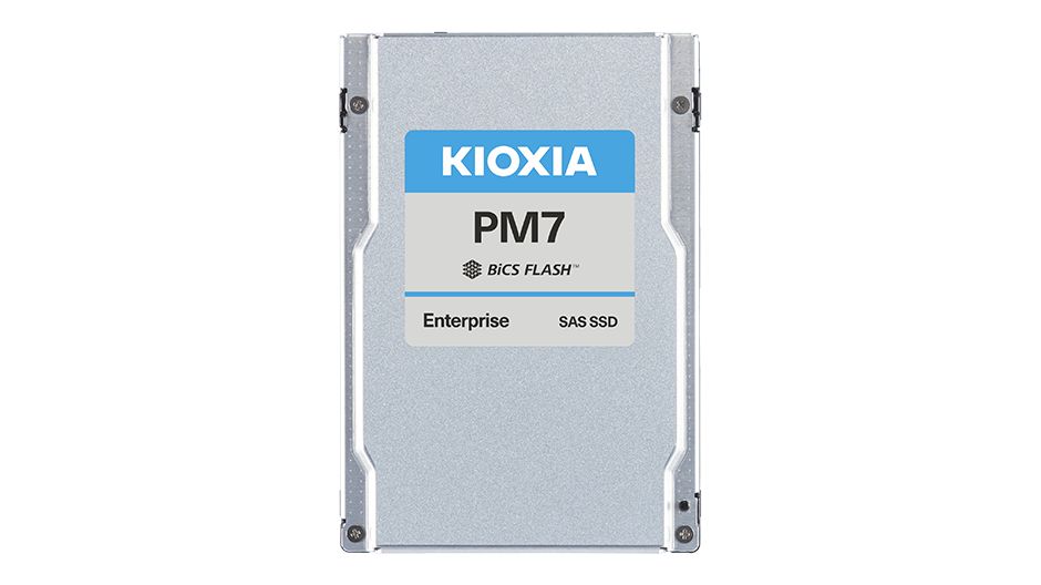 SSD server KIOXIA PM7-R 3.84 TB, 2.5 inch, SAS 24G, BiCS TLC, 1.0 DWPD