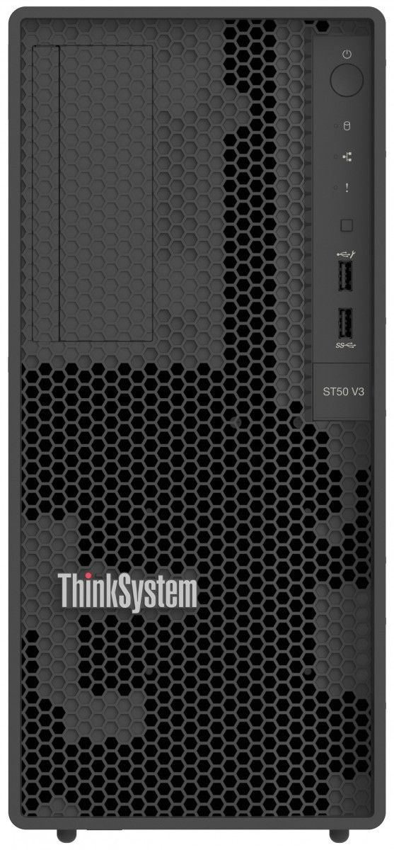 Server Lenovo ThinkSystem ST50, Tower, Intel Xeon 6315P (4 C / 8 T, 2.80 GHz - 3.60 GHz, 8 MB cache, 55 W), 16 GB DDR4 ECC, 1 x 4 TB HDD, 3 x LFF, 500 W