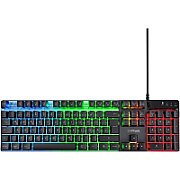 Tastatura mecanica cu fir Trust GXT 872 Xyra TKL, backlight, nr taste 87, alb