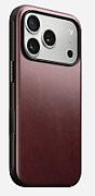 NOMAD Modern Leather Case - skórzane etui do iPhone 17 Pro kompatybilne z MagSafe  skóra Horween (burgundy) [go]