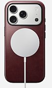 NOMAD Modern Leather Case - skórzane etui do iPhone 17 Pro kompatybilne z MagSafe  skóra Horween (burgundy) [go]