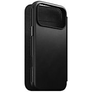 NOMAD Modern Leather Folio - skórzane etui do iPhone 17 Pro Max kompatybilne z MagSafe  skóra Horween (black) [go]