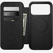 NOMAD Modern Leather Folio - skórzane etui do iPhone 17 Pro Max kompatybilne z MagSafe (brown) [go]