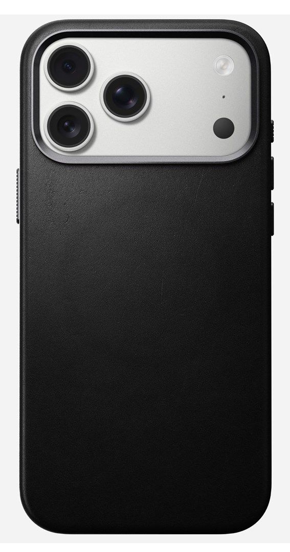 NOMAD Traditional Leather Case - skórzane etui do iPhone 17 Pro Max kompatybilne z MagSafe (black)