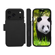 dbramante 1928 Lynge MS - skórzane etui do iPhone 17 Pro kompatybilne z MagSafe (black)