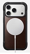NOMAD Rugged Leather Case - skórzane etui do iPhone 17 Pro kompatybilne z MagSafe  skóra Horween (rustic brown) [go]