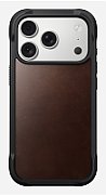 NOMAD Rugged Leather Case - skórzane etui do iPhone 17 Pro kompatybilne z MagSafe  skóra Horween (rustic brown) [go]