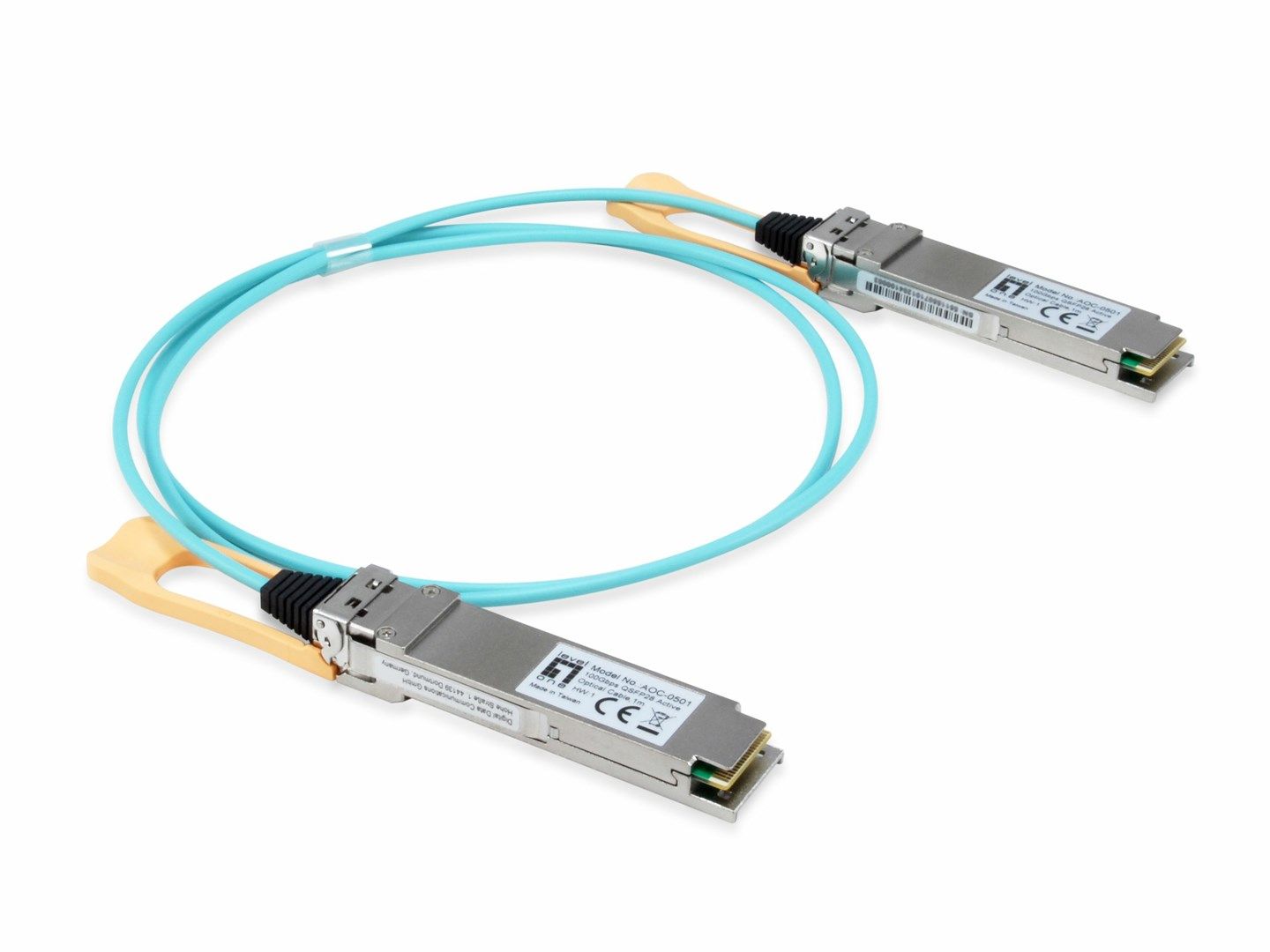 LevelOne QSFP28 Kabel Active Optical   100Gbps  4xEDR  3.00m