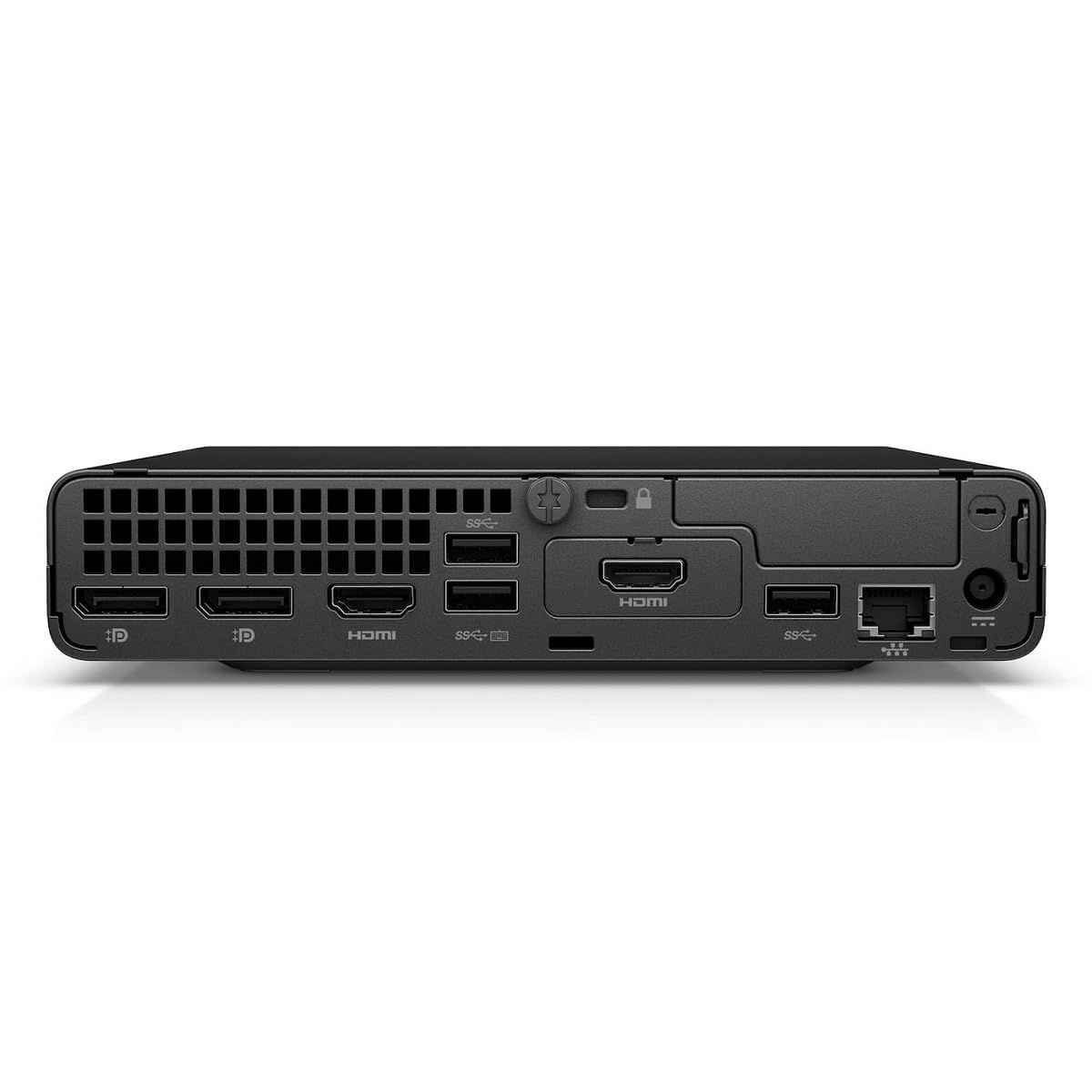 Desktop PC HP Pro Mini 400 G9, Intel Core i5-13500T (14 C / 20 T, 1.6 GHz - 4.6 GHz, 24 MB cache, 35 W), 16 GB RAM, 512 GB SSD, Intel Graphics, 90 W, Fara sistem de operare