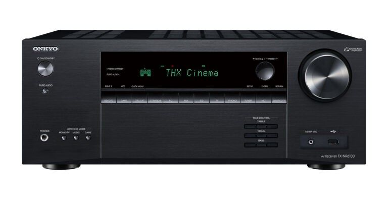 Onkyo TX-NR6100 7.2-Kanal THX-zertifizierter Netzwerk-A/V-Receiver  schwarz
