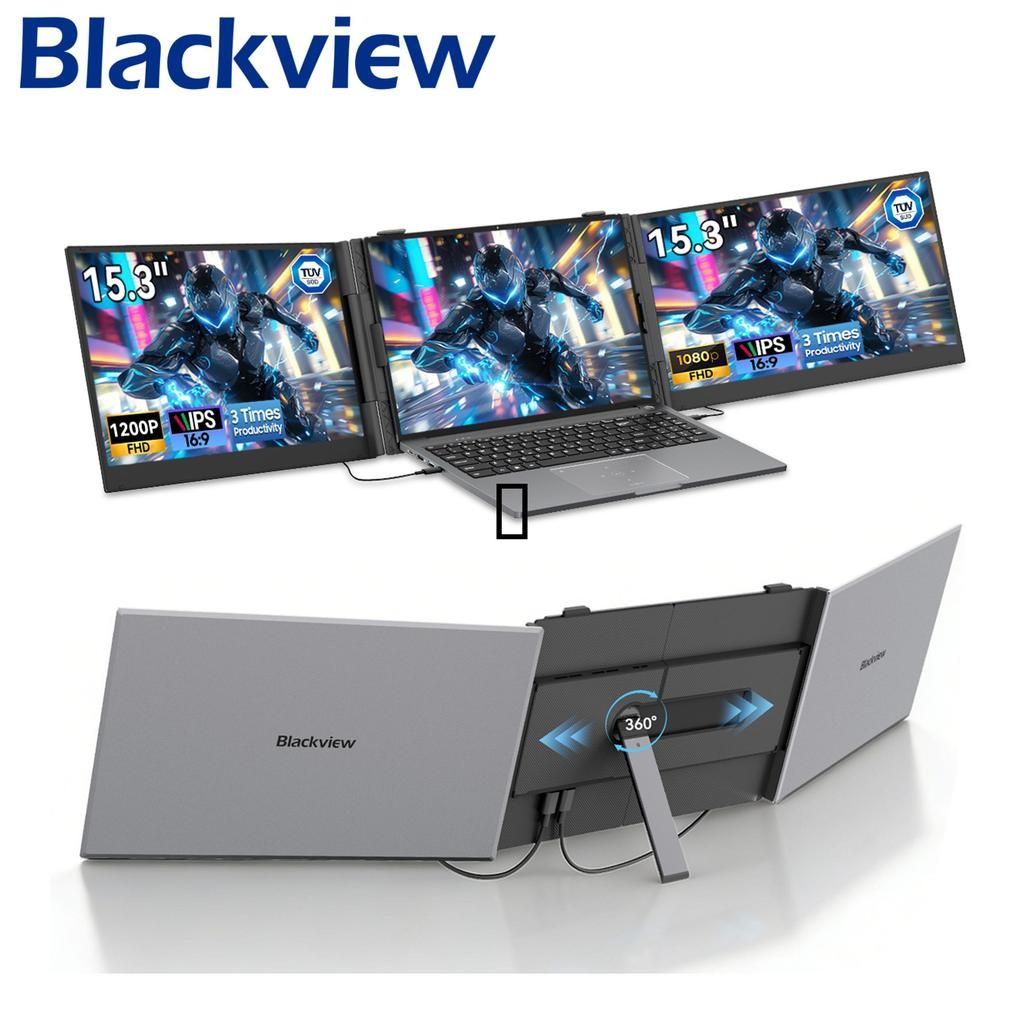 Monitor Blackview 15 3  przenośny podwójny DCM8 Pro