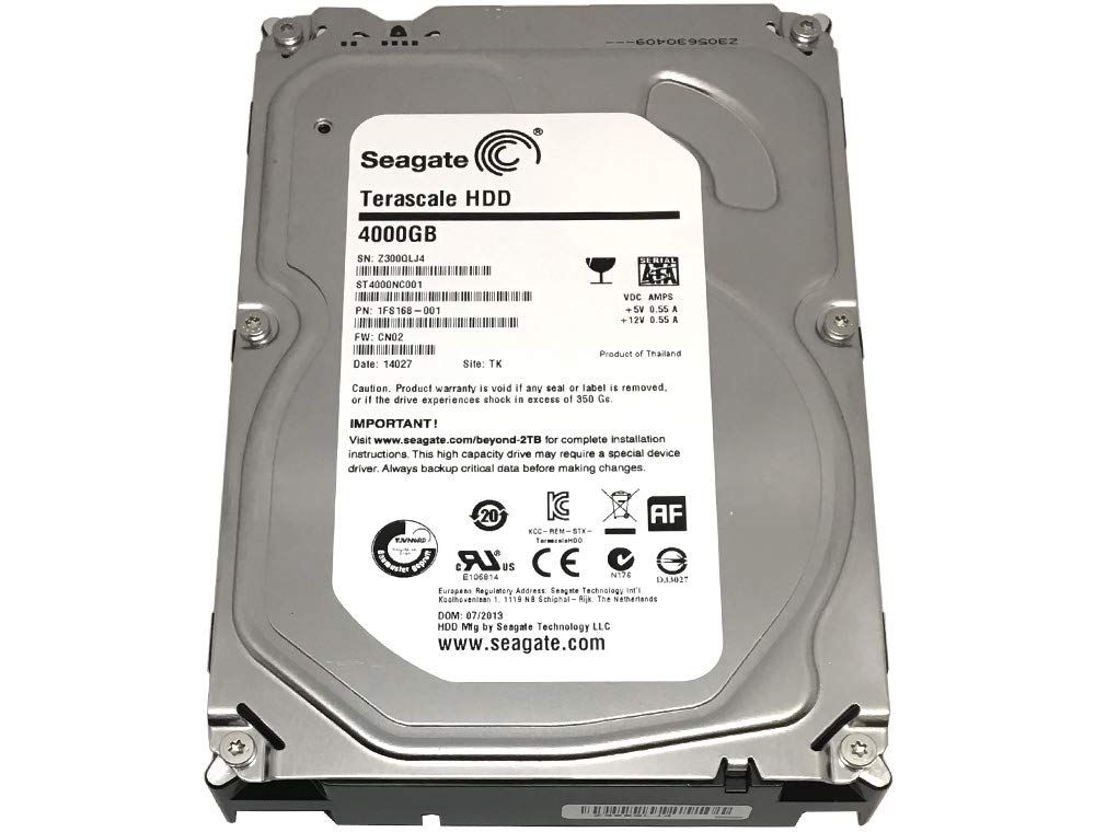 HDD server Seagate Terascale 4 TB 3.5 inch SATA 6G 5900 RPM 512e, Recertified - 12 luni garantie