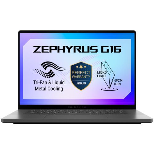 Laptop ASUS ROG Zephyrus G16 GU606AW-TB061X, 16.0 inch N/A, Intel Core ultra 9 386H (N/A C / N/A T, N/A - N/A, N/A cache, N/A), 32 GB N/A, 1 TB SSD, Intel Arc Graphics, Free DOS, Tastatura N/A, verde