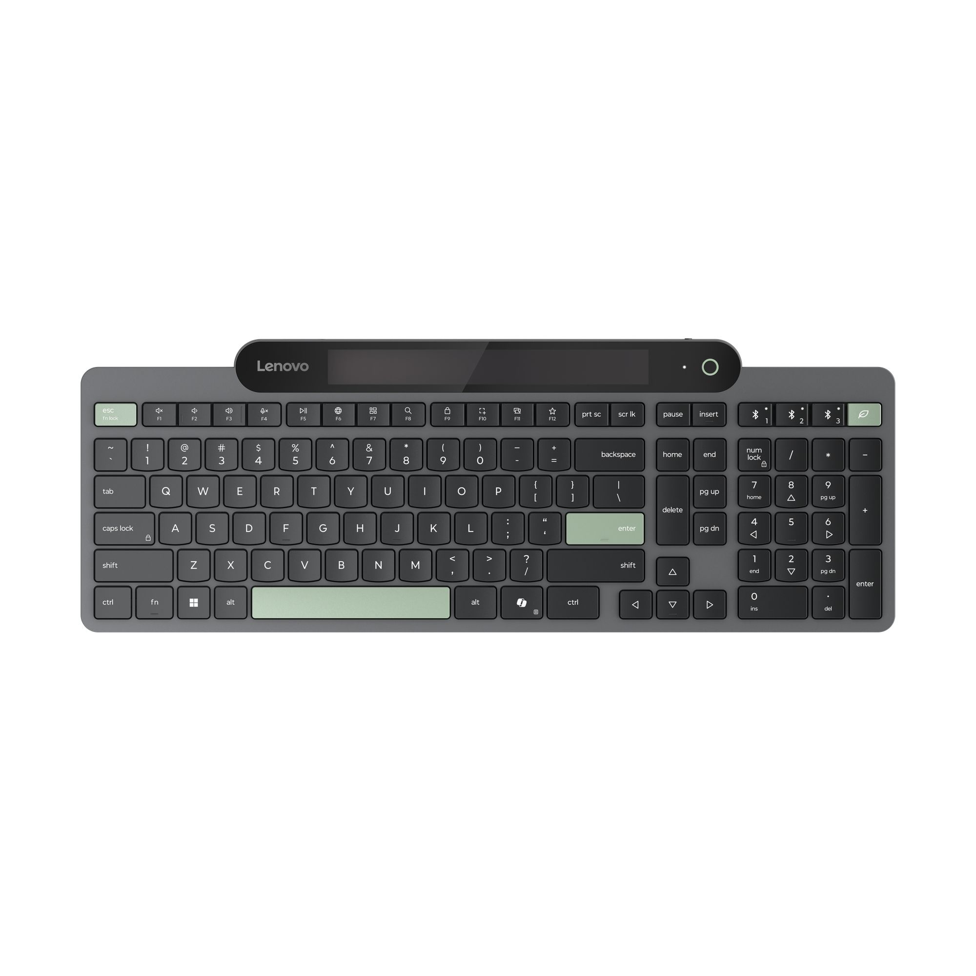 Lenovo 4Y41R69494 keyboard Home/Office Bluetooth US English Black  Green