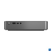 Desktop PC Lenovo IdeaCentre Mini 01IRH10R Mini PC, Intel Core 5 210H (8 C / 12 T, 2.2 GHz - 4.8 GHz, 12 MB cache, 45 W), 16 GB DDR5, 512 GB SSD, Fara unitate optica, Intel Graphics Partajata, Adaptor extern, Windows 11 Pro