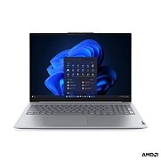 Laptop Lenovo ThinkBook 16 G9 AHP 21UT000GMX, 16 inch 1920 x 1200, AMD Ryzen 7 250 (8 C / 16 T, 3.3 GHZ - 5.1 GHz, 16 MB cache, 28 W), 32 GB DDR5, 512 GB SSD, AMD Radeon Graphics, Windows 11 Pro, Tastatura Nordic, Gri