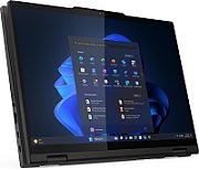 Laptop Lenovo ThinkPad T14s 2-in-1 Gen 1 21R3001XIX, 14 inch 1920 x 1200 pixeli Touchscreen, Intel 255U (12 C / 14 T, 1.7 GHz - 5.2 GHz, 12 MB cache, 15 W), 16 GB LPDDR5x, 512 GB SSD, Intel Intel Graphics, Windows 11 Pro, Tastatura Internationala, Negru