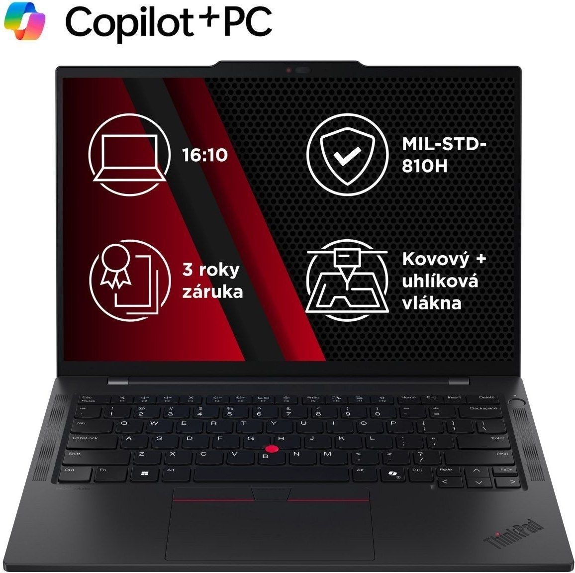 Laptop Lenovo ThinkPad T14s Gen 6 21QX00H5CK, 14 inch 1920 x 1200, Intel core ultra 5 228V (8 C / 8 T, 2.1 GHz - 4.5 GHz, 8 MB cache, 37 W), 32 GB LPDDR5X, 512 GB SSD, Intel Graphics, Windows 11 Pro, Tastatura Internationala, Negru