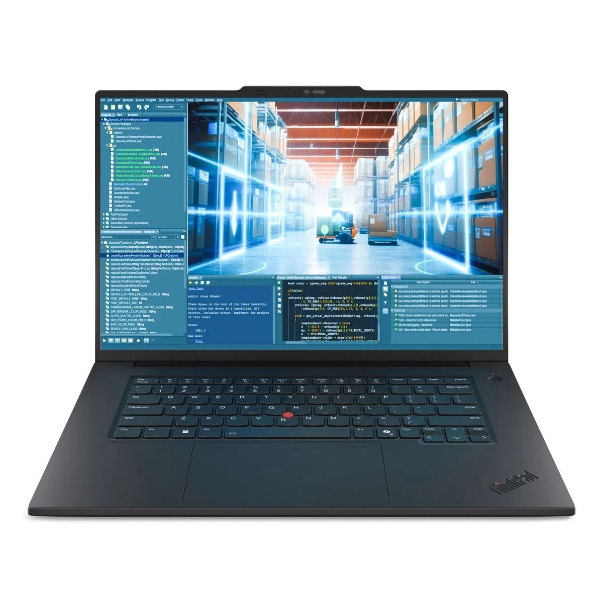 Laptop Lenovo ThinkPad T1g Gen 8 21TD0001SP, 16 inch 1920 x 1200, Intel Core ultra 7 265H (16 C / 16 T, 2.3 GHz - 5.3 GHz, 24 MB Intel Smart Cache cache, 45 W), 32 GB LPDDR5X, 1 TB SSD, Nvidia GeForce RTX 5070, Windows 11 Pro, Tastatura Spaniola, Negru