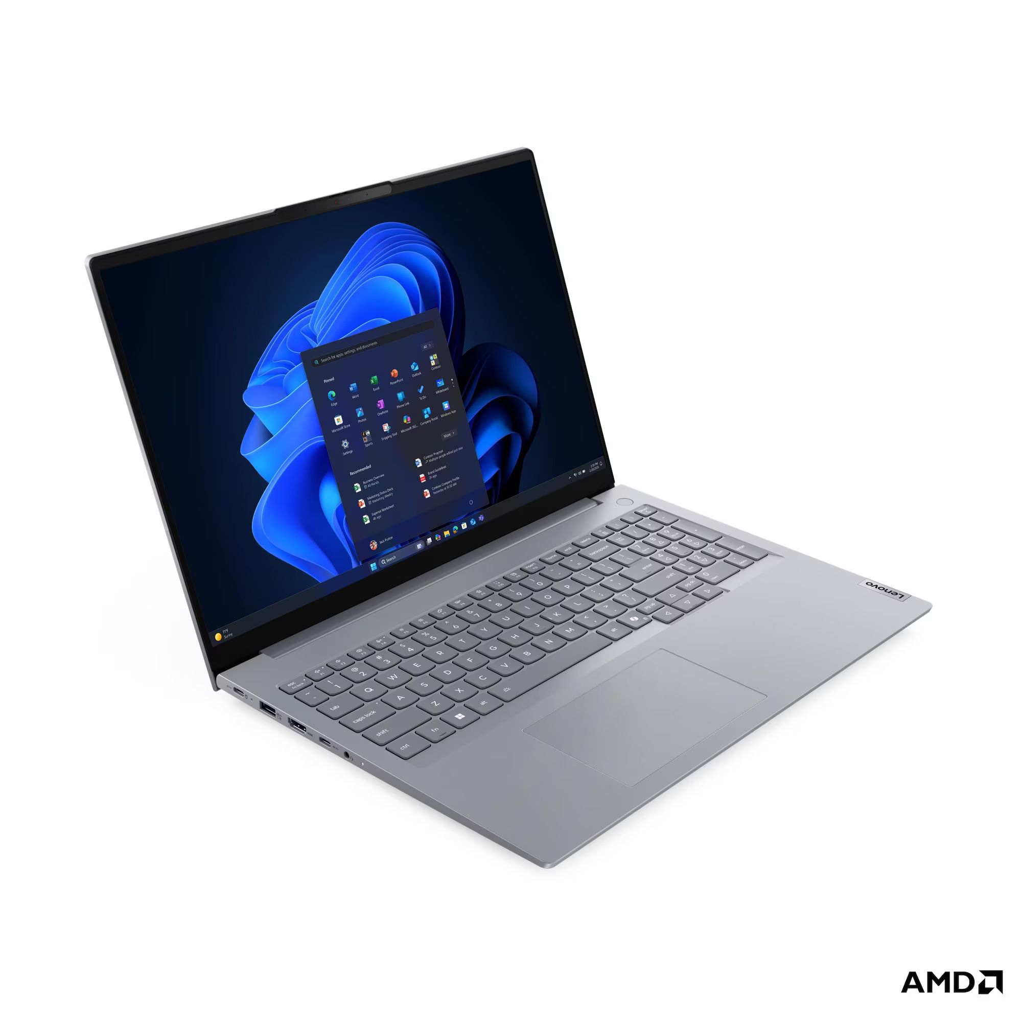 Laptop Lenovo ThinkBook 16 Gen 9 21UT0056CK, 16 inch 1920 x 1200, AMD 220 (6 C / 12 T, 3.2 GHz - 4.9 GHz, 22 MB cache, 45 W), 16 GB DDR5, 512 GB SSD, AMD Radeon Graphics, Windows 11 Pro, Tastatura Czech / Slovak, Arctic Grey
