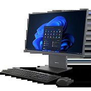 All-In-One Lenovo ThinkCentre neo 50a 24 Gen 5 12SD005YPB, 23.8 inch 1920 x 1080 pixeli, Intel Core 5 210H (8 C / 12 T, 2.2 GHz - 4.8 GHz, 18 MB cache, 45 W), 16 GB DDR5, 1 TB SSD, Intel Intel Graphics 0 GB, Windows 11 Pro Versiune OS 64 bit - Polish / English, Negru