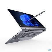 Laptop Lenovo ThinkBook 14 2-in-1 G5 IAU 21SQ0015CK, 14 inch 1920 x 1200 Touchscreen, Intel 255U (10 C / 12 T, 1.5 GHz - 4.8 GHz, 12 MB Intel Smart Cache cache, 15 W), 32 GB LPDDR5X, 1 TB SSD, Intel Intel Arc Graphics, Windows 11 Pro, Tastatura Czech / Slovak / English, Arctic Grey