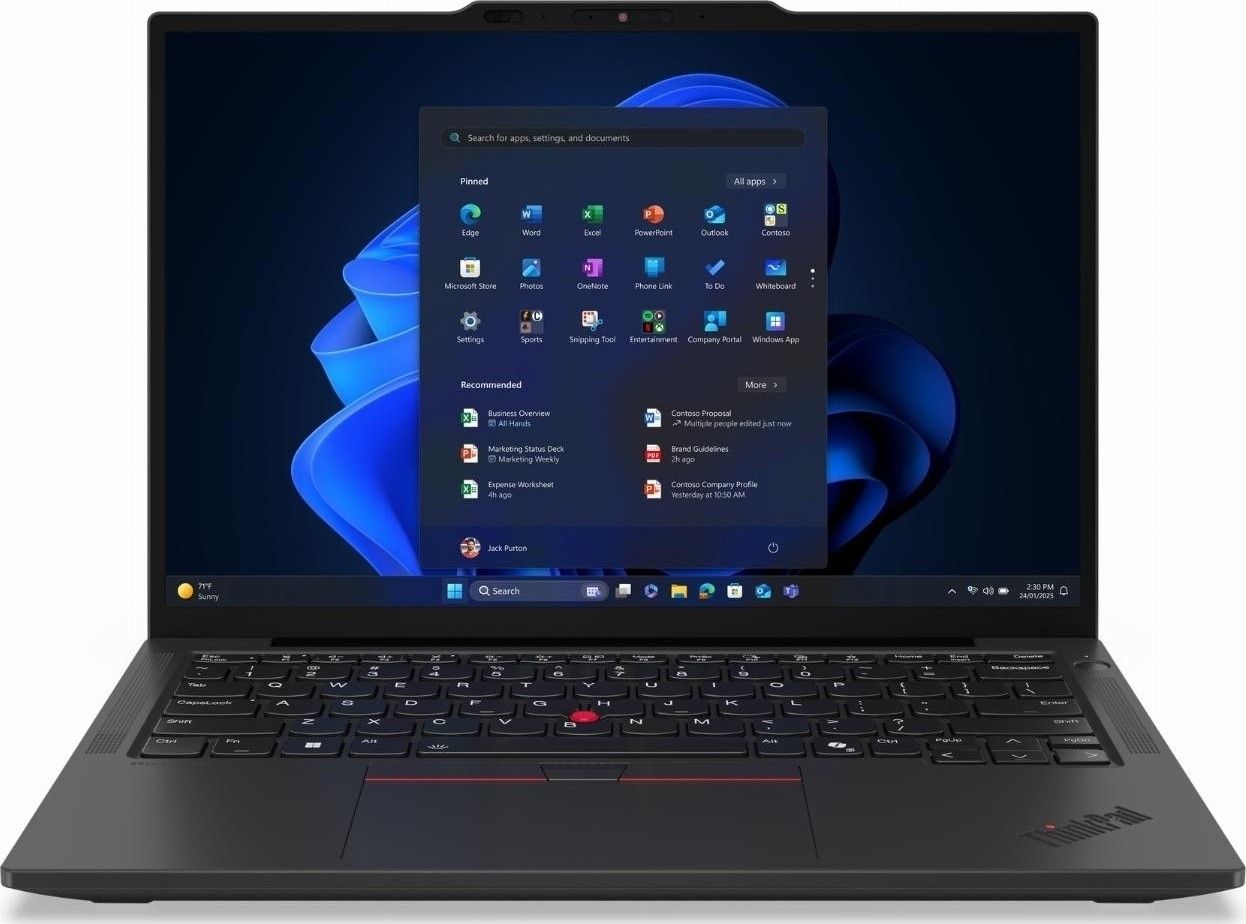 Laptop Lenovo ThinkPad X13 Gen 6 intel core ultra 5, 14 inch 1920 x 1200 pixeli, Intel Core ultra 5 228V (8 C / 8 T, 1.5 GHz - 4.50 GHz, 8 MB Intel Smart Cache cache, 37 W), 16 GB LPDDR5X, 512 GB SSD, Intel 130V, Windows 11 Pro, Tastatura English, Argintiu