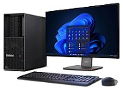 Desktop PC Lenovo Intel W880 Tower, Intel 285 (24 C / 24 T, 2.50 GHz - 5.60 GHz, 36 MB Intel Smart Cache cache, 182 W), 64 GB DDR5, 1 TB Tip SSD: M.2 2280 PCIe 4.0x4 Performance NVMe Opal, Nu are unitate optica integrata, Intel Graphics, 750W Platinum Fixed, Windows 11 Pro