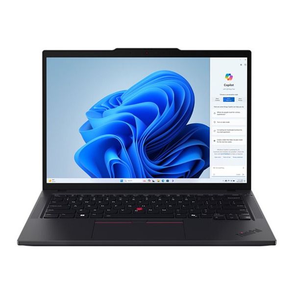 Laptop Lenovo ThinkPad T14 Gen 5 21MC0028FR, 14 inch 1920 x 1200, AMD Ryzen 5 8540U (6 C / 12 T, 3.2 GHz - 4.9 GHz, 22 MB cache, 28 W), 8 GB DDR5, 256 GB SSD, AMD Radeon Graphics, Windows 11 Pro, Tastatura US, Negru