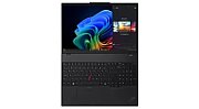 Laptop Lenovo ThinkPad T16 Gen 4 21QN001PHV, 16 inch 1920 x 1200, AMD Ryzen AI 5 340 (6 C / 12 T, 2.0 GHz - 4.8 GHz, N/A cache, 28 W), 32 GB DDR5, 512 GB SSD, AMD Radeon Graphics, Windows 11 Pro, Tastatura US, Negru