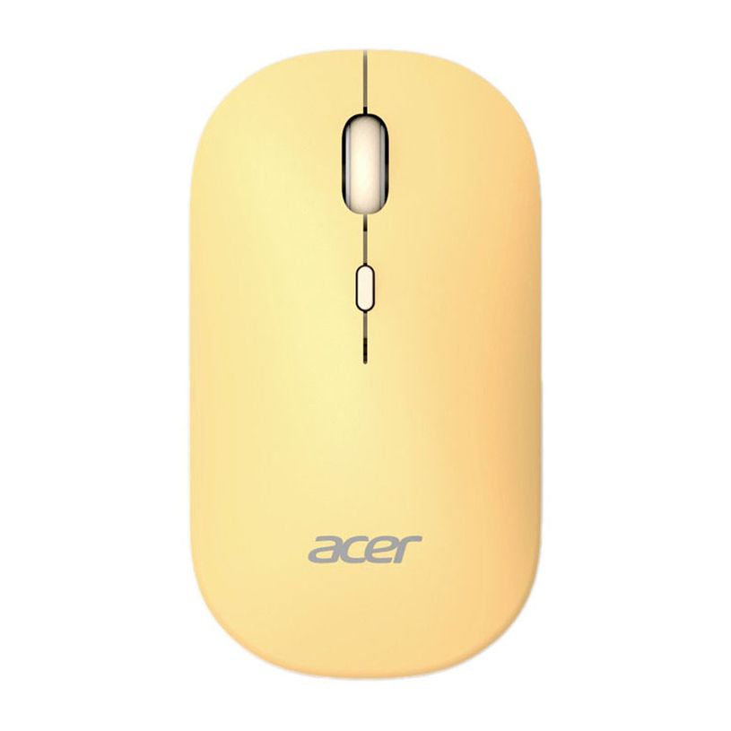 Mouse Optic Acer AMR130, USB-A/USB Wireless/Bluetooth, Yellow