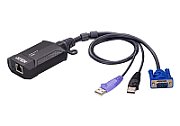 ATEN CN800-AT. Tastatură de tip port: USB, Mouse tip de port: USB. Rezoluţia maximă: 1920 x 1200 Pixel. Culoarea produsului: Negru, Purpuriu, Material carcasă: Din material plastic. Sursă de alimentare: DC, Consum de energie (tipic): 3,47 W. Lățime: 56,6 mm, Adâncime: 93,2 mm, Înălţime: 24,4 m