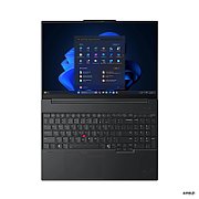 Laptop Lenovo ThinkPad E16 Gen 3 21ST0045PB, 16 inch 1920 x 1200, AMD Ryzen 5 220 (6 C / 12 T, 3,2 GHz - N/A, N/A cache, N/A), 16 GB DDR5, 512 GB SSD, AMD AMD Radeon 740M, Windows 11 Pro, Tastatura English, Negru