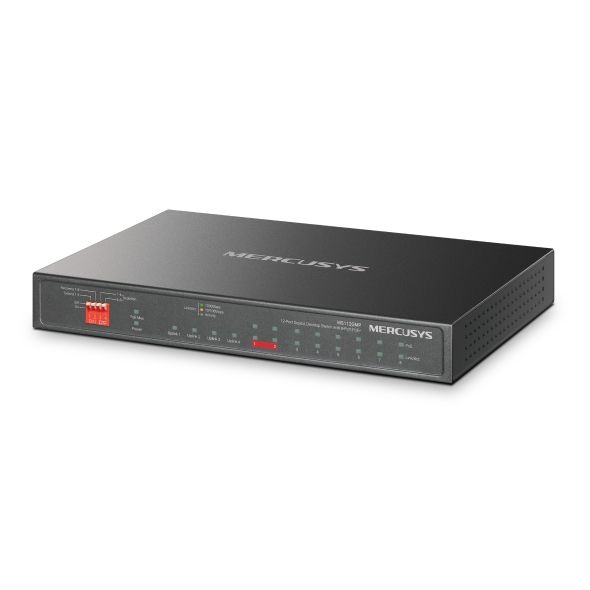 Switch Mercusys MS110GMP, 10 porturi 10/100/1000 Mbps
