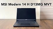 Laptop MSI Modern 14 H D13MG-095PL, 14 inch 1920 x 1200, Intel Core i5-13420H (8 C / 12 T, 2.1 GHz - 4.6 GHz, 12 MB Intel Smart Cache cache, 45 W), 16 GB DDR4, 512 GB SSD, Intel UHD Graphics, Windows 11 Home, Tastatura US, Negru