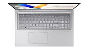 Laptop ASUS Vivobook 15 X1504MA-BQ214N, 15.6 inch 1920 x 1080, Intel Core 7 350 (6 C / 6 T, 1.5 GHz - 4.8 GHz, 6 MB cache, 15 W), 8 GB DDR5, 512 GB SSD, Intel Intel Graphics, Fara sistem de operare, Tastatura N/A, Quiet Blue