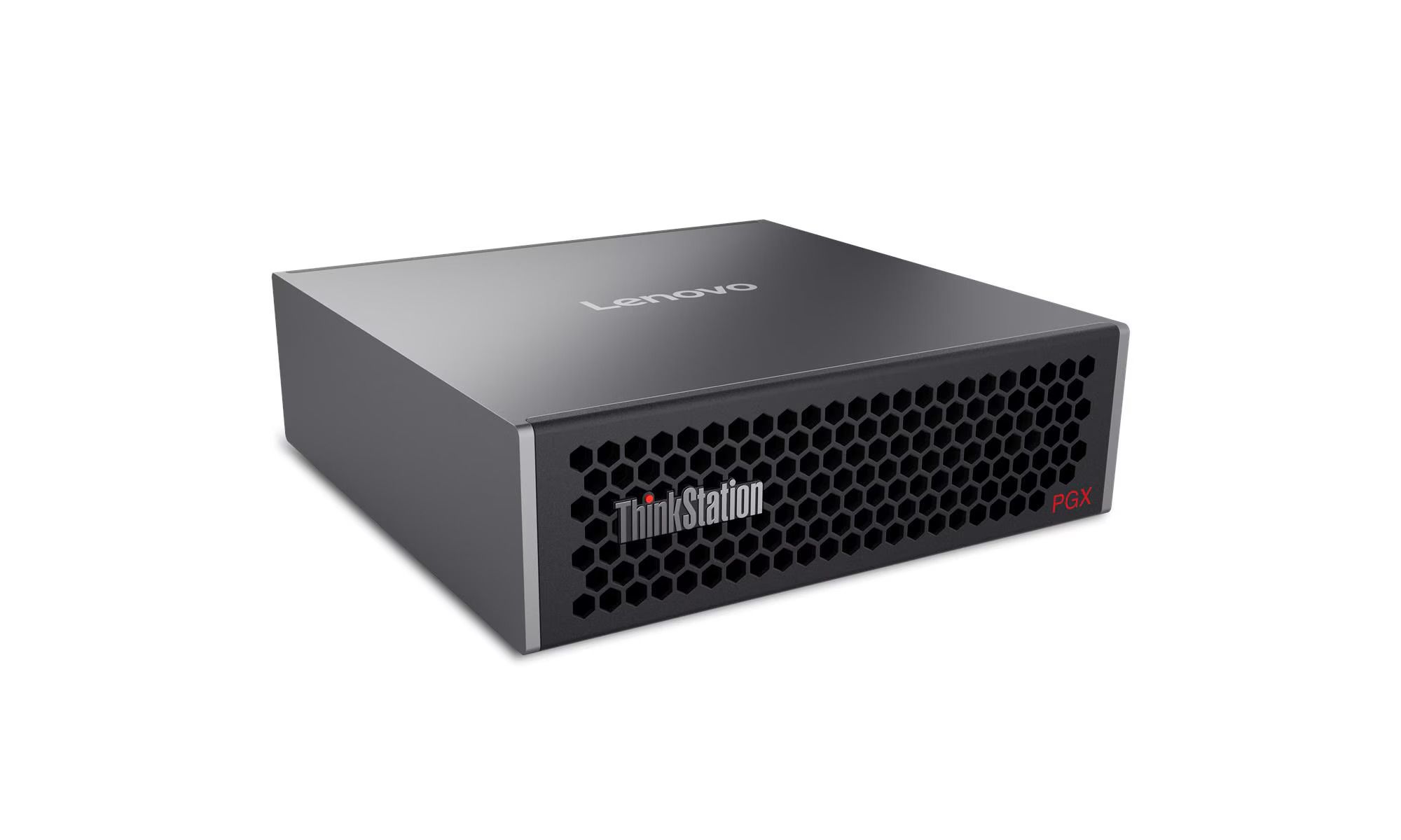 Desktop PC Lenovo ThinkStation PGX Mini PC, nVidia GB10 (20 C / 20 T, Nespecificat - Nespecificat, Nespecificat cache, Nespecificat), 128 GB LPDDR5x, 1 TB SSD, Fara unitate optica, NVIDIA GB10 Partajata, Adaptor extern, nVidia DGX OS
