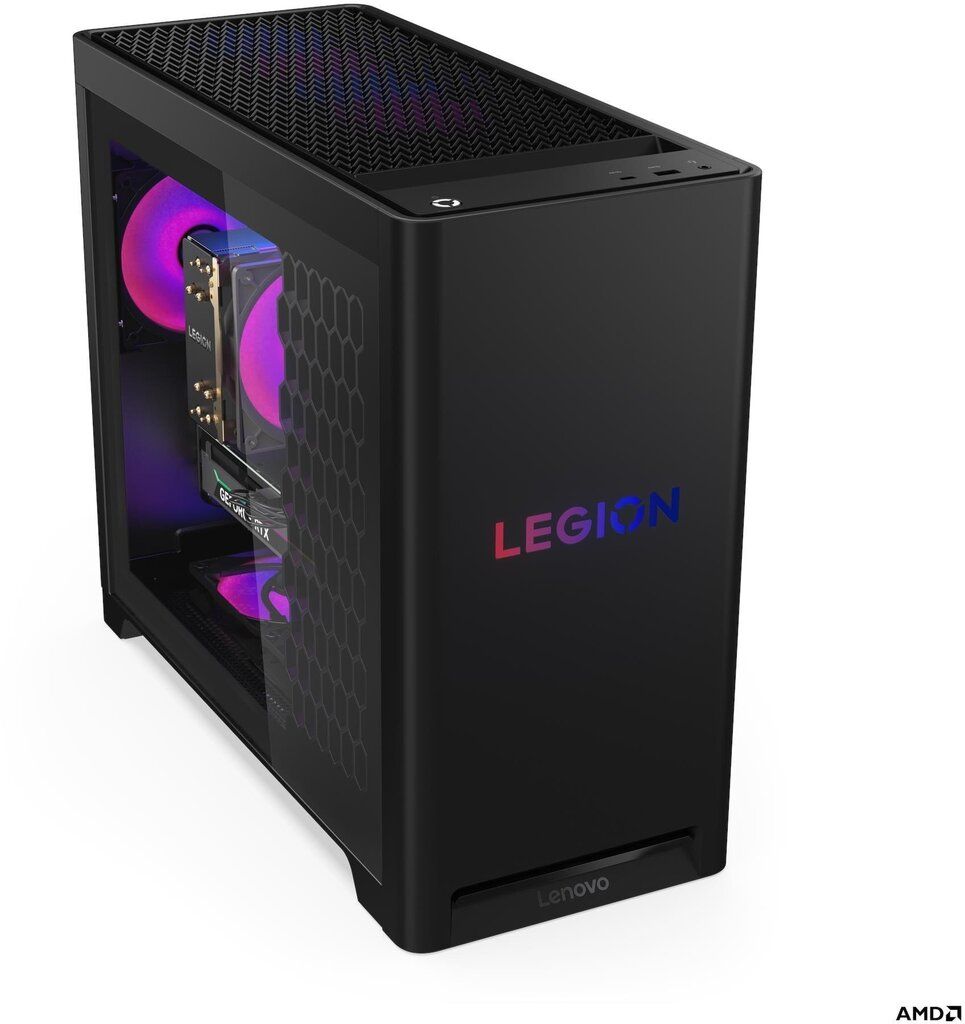 Desktop PC Lenovo Legion T5 30AGB10 Midi Tower, AMD Ryzen 5 7600 (6 C / 12 T, 3.8 GHz - 5.1 GHz, 32 MB cache, 65 W), 32 GB DDR5, 1 TB SSD, Fara unitate optica, NVIDIA GeForce RTX 5060 Ti 8 GB, 500 W, Windows 11