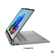 Laptop Lenovo IdeaPad 5 2-in-1 14AGP11 83UH003PRM, 14 inch 1920 x 1200 Touchscreen, AMD Ryzen AI 7 445 (6 C / 12 T, 2.0 GHz - 4.6 GHz, 14 MB cache, N/A), 16 GB DDR5, 1 TB SSD, AMD AMD Radeon 840M, Free DOS, Tastatura English, Breeze Moss