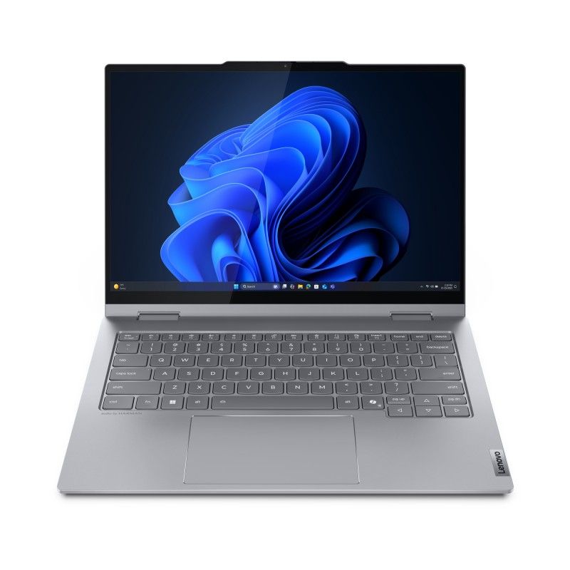 Laptop Lenovo ThinkBook 14 2-in-1 G5 IAU 21SQ000HSP, 14 inch 1920 x 1200 Touchscreen, Intel Core ultra 7 255U (12 C / 14 T, 1.8 GHz - 4.8 GHz, 12 MB cache, 15 W), 32 GB DDR5, 512 GB SSD, Intel Intel Graphics, Windows 11 Pro, Tastatura US International, Gri