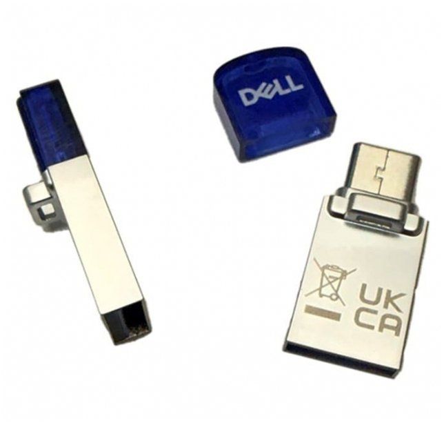 Dell 256GB 3.2 Type A/C Combo Flash Drive - Detachable Cap
