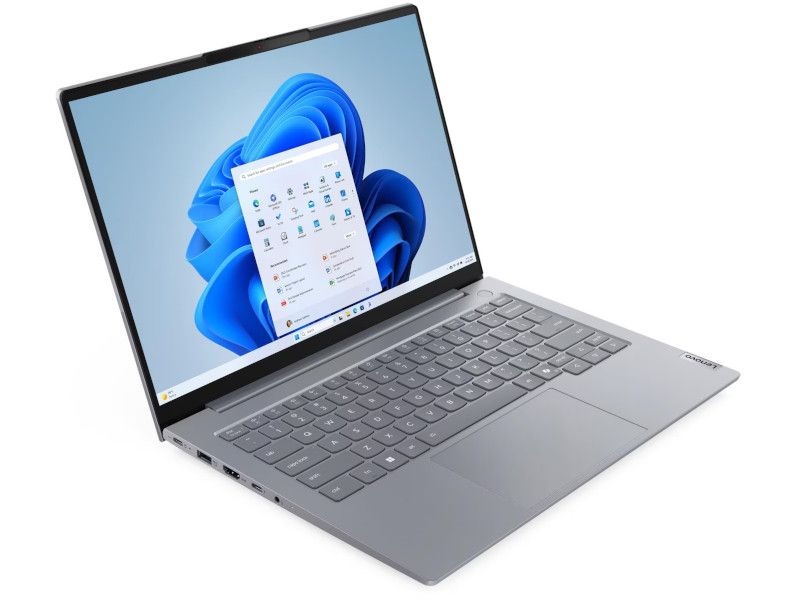Laptop Lenovo ThinkBook 14 G8 IRL 21SG00G7HV, 14 inch 1920 x 1200, Intel Core 5 210H (8 C / 12 T, 2.2 GHz - 4.8 GHz, 18 MB cache, 45 W), 16 GB DDR5, 512 GB SSD, Intel Intel Graphics, Windows 11 Pro, Tastatura US International, Gri